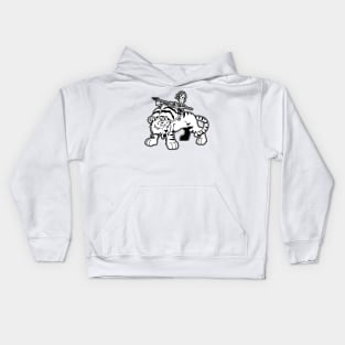 Saber Toothed Tiger Ready Kids Hoodie